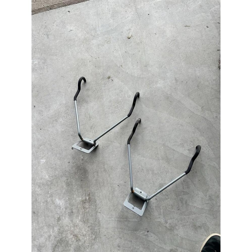 Pair Bike Rack Hanging Garage Wall Mount Bike Rack Folds Up Garage Bike Storage